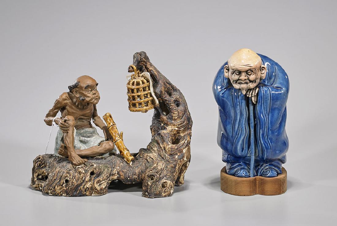 Two Chinese Ceramic Figural Groups (1 of 1)