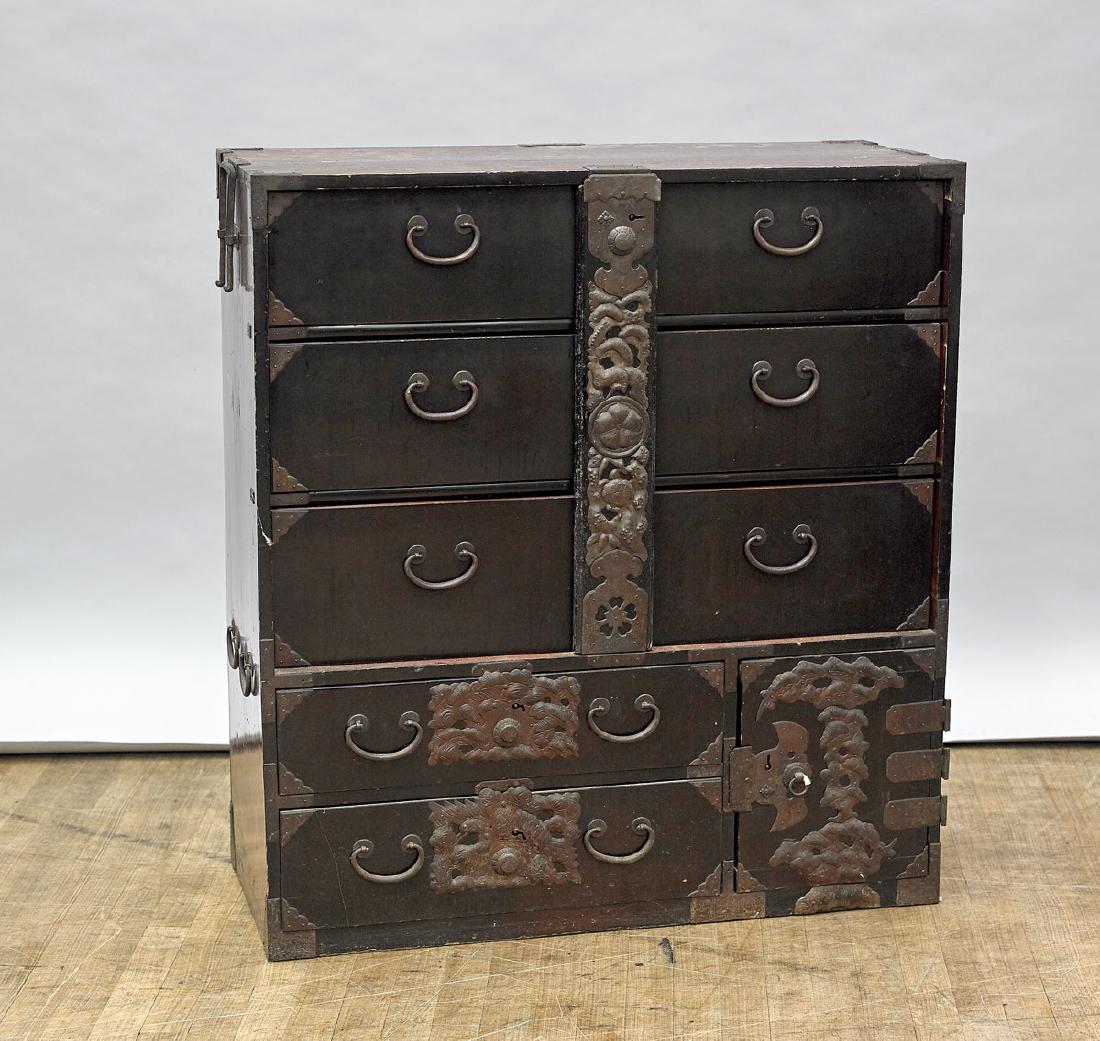 Antique Japanese Tansu Chest (1 of 1)