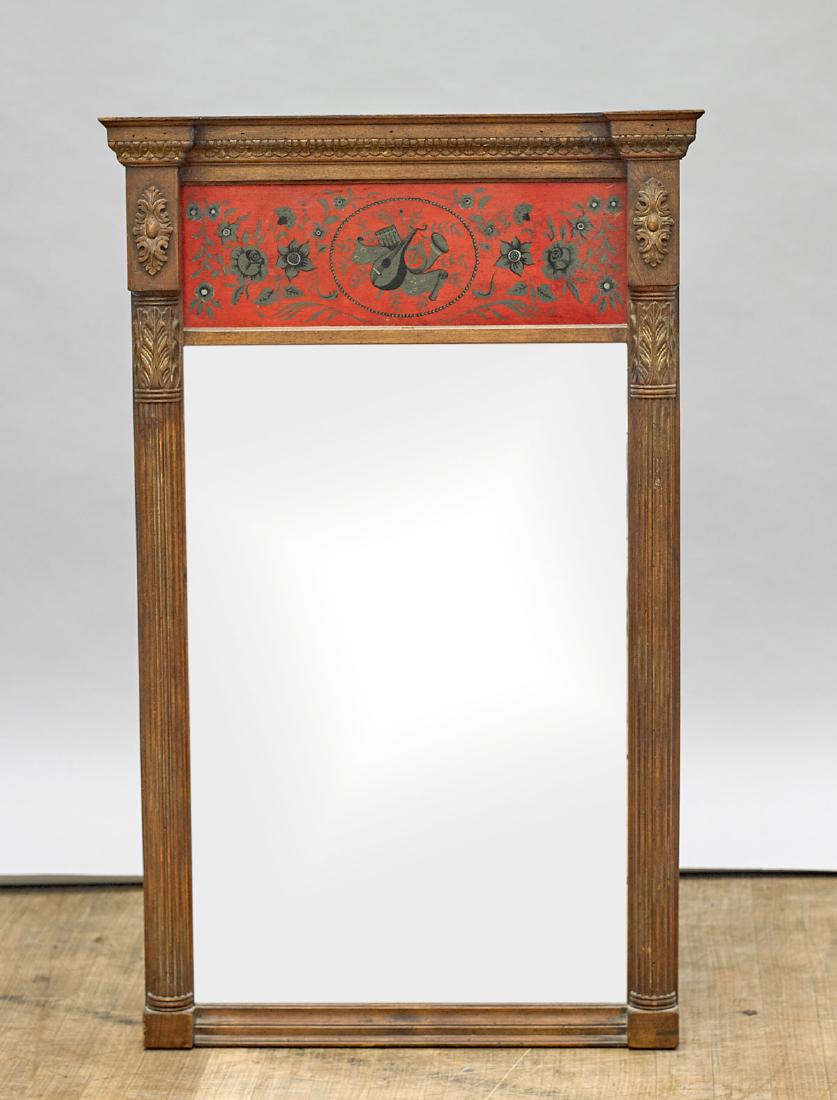 Continental Painted Wood Mirror (1 of 1)