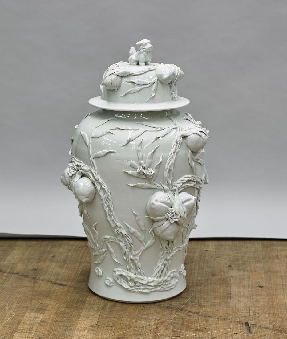 Massive Chinese Blanc De Chine Porcelain Covered (1 of 1)