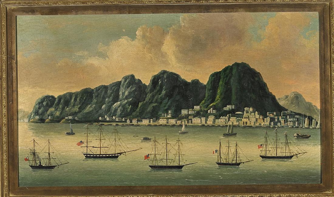 Chinese Trade Oil Painting on Canvas (1 of 1)