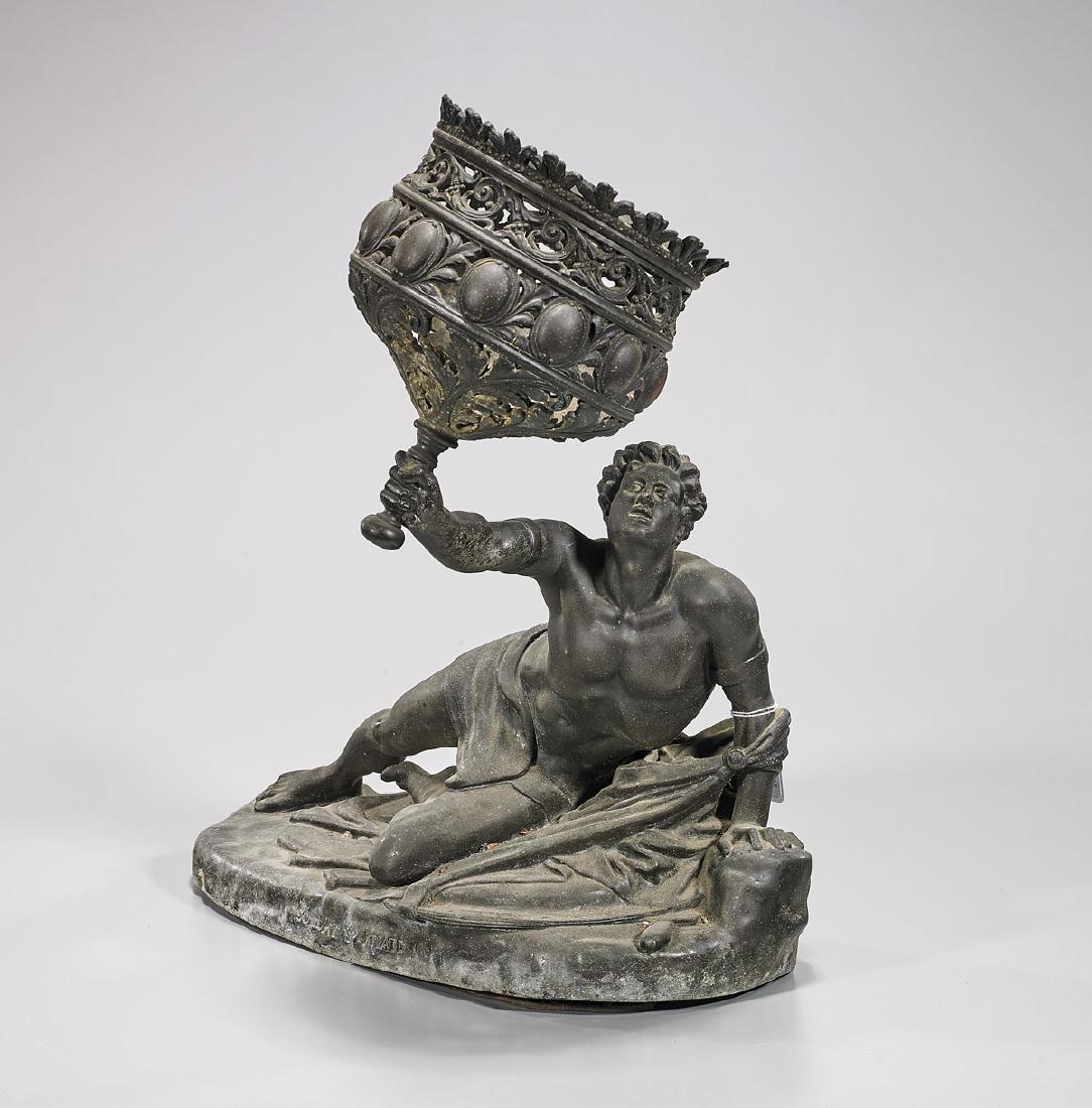 Bronze Figural Lamp After Jean-Pierre Cortot (1 of 1)