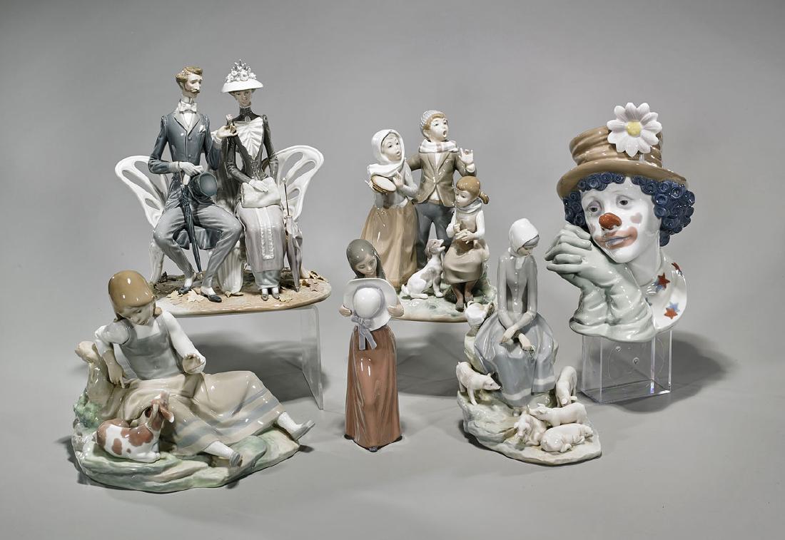 Six Lladro Porcelain Groups (1 of 2)
