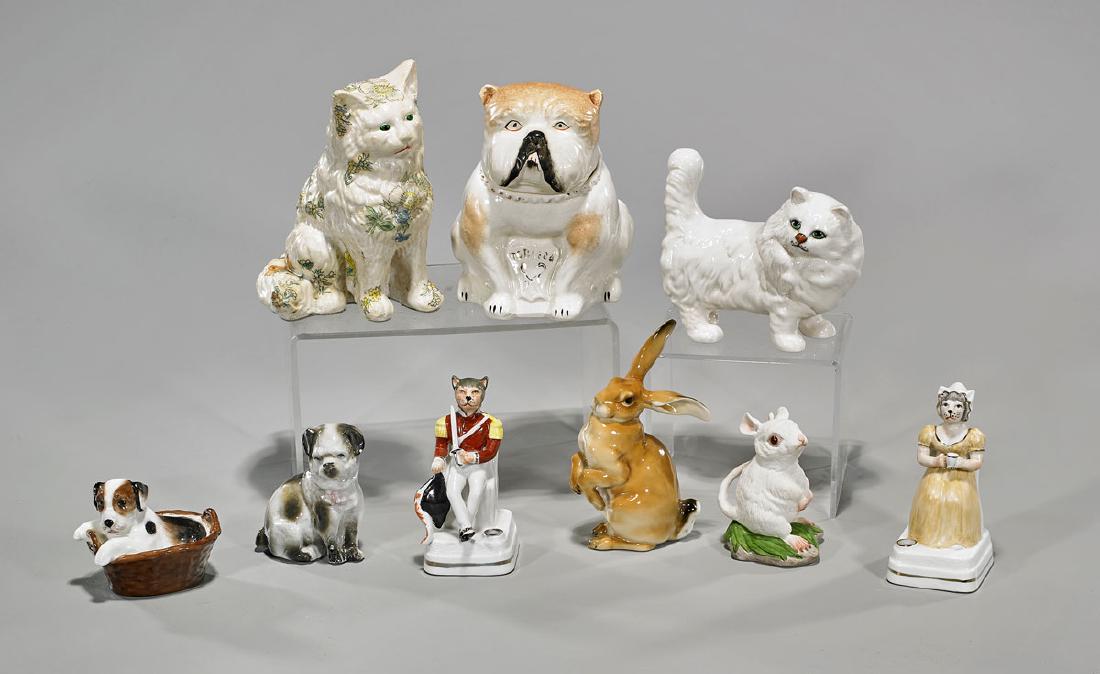Group of Nine Ceramic Animals (1 of 1)