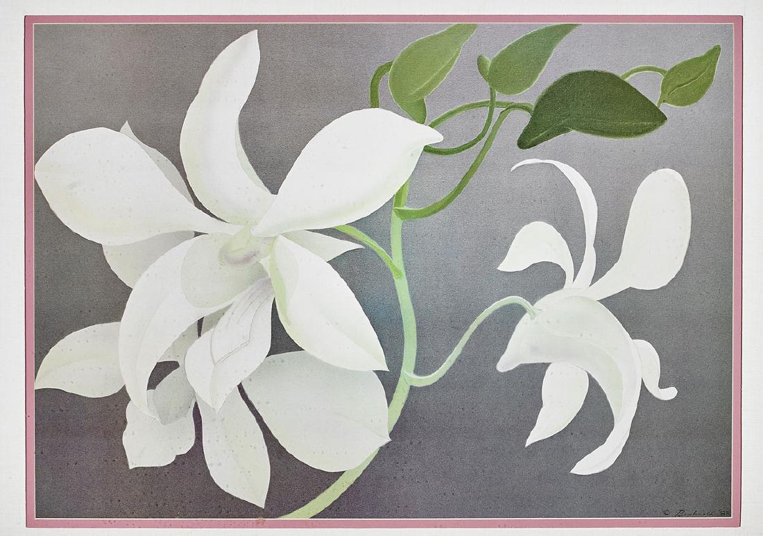 Group of Four Various Floral Artworks (1 of 7)