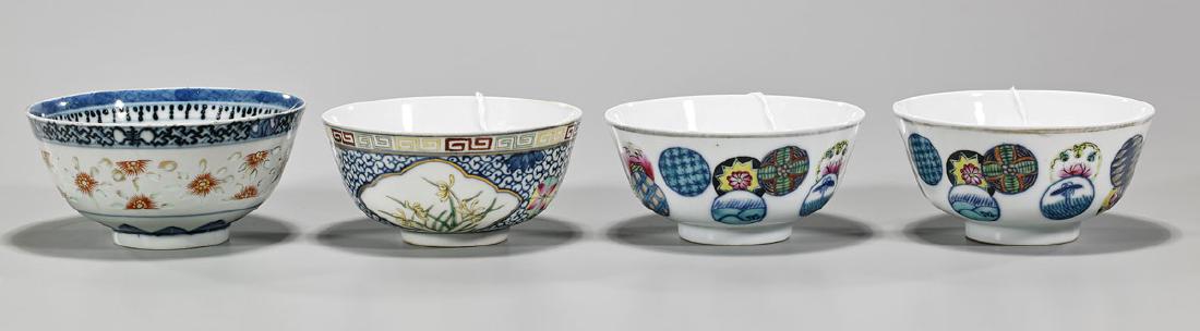 Group of Four Chinese Porcelain Bowls (1 of 2)