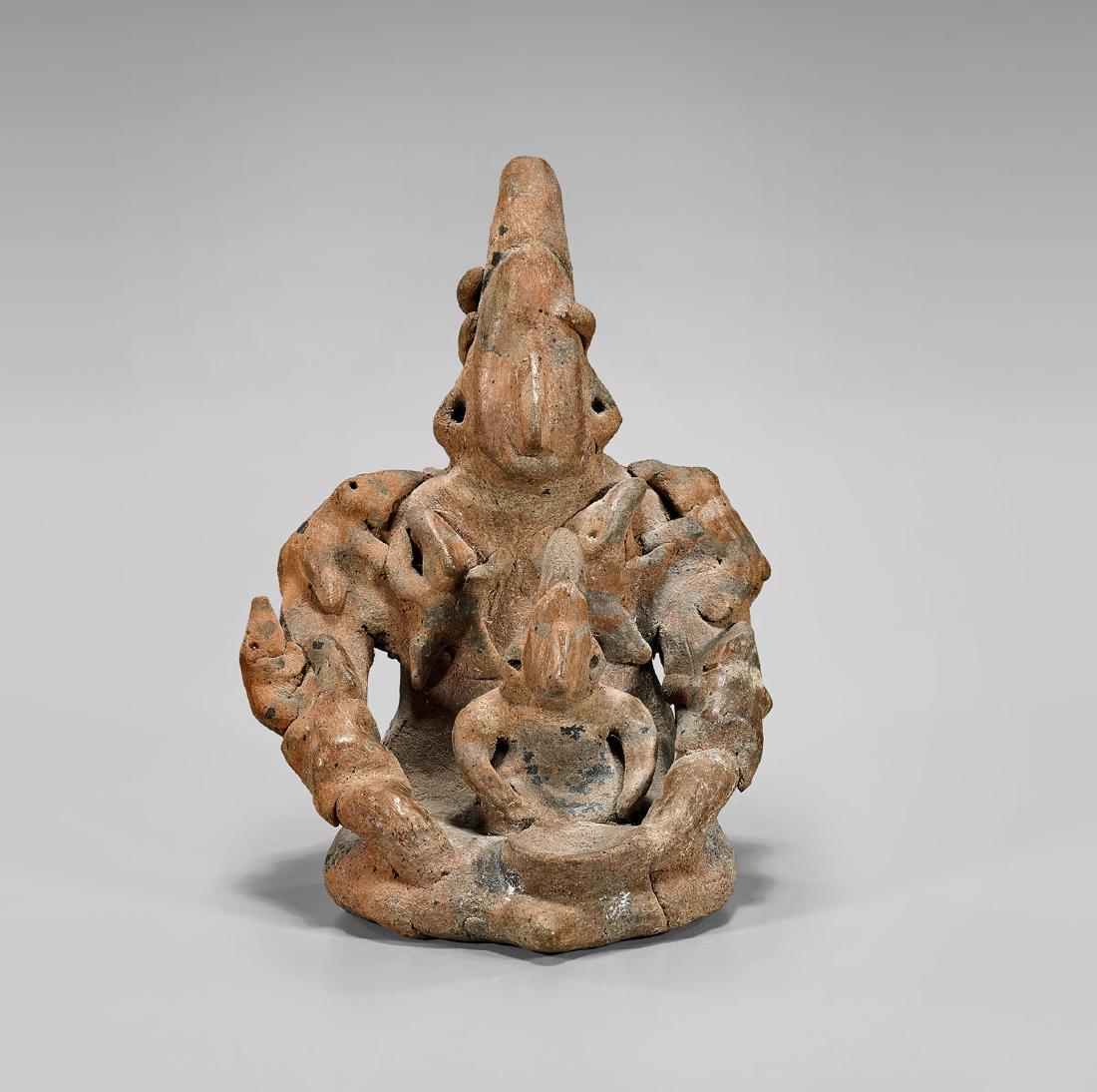 PRE-COLUMBIAN POTTERY MATERNITY GROUP (1 of 3)