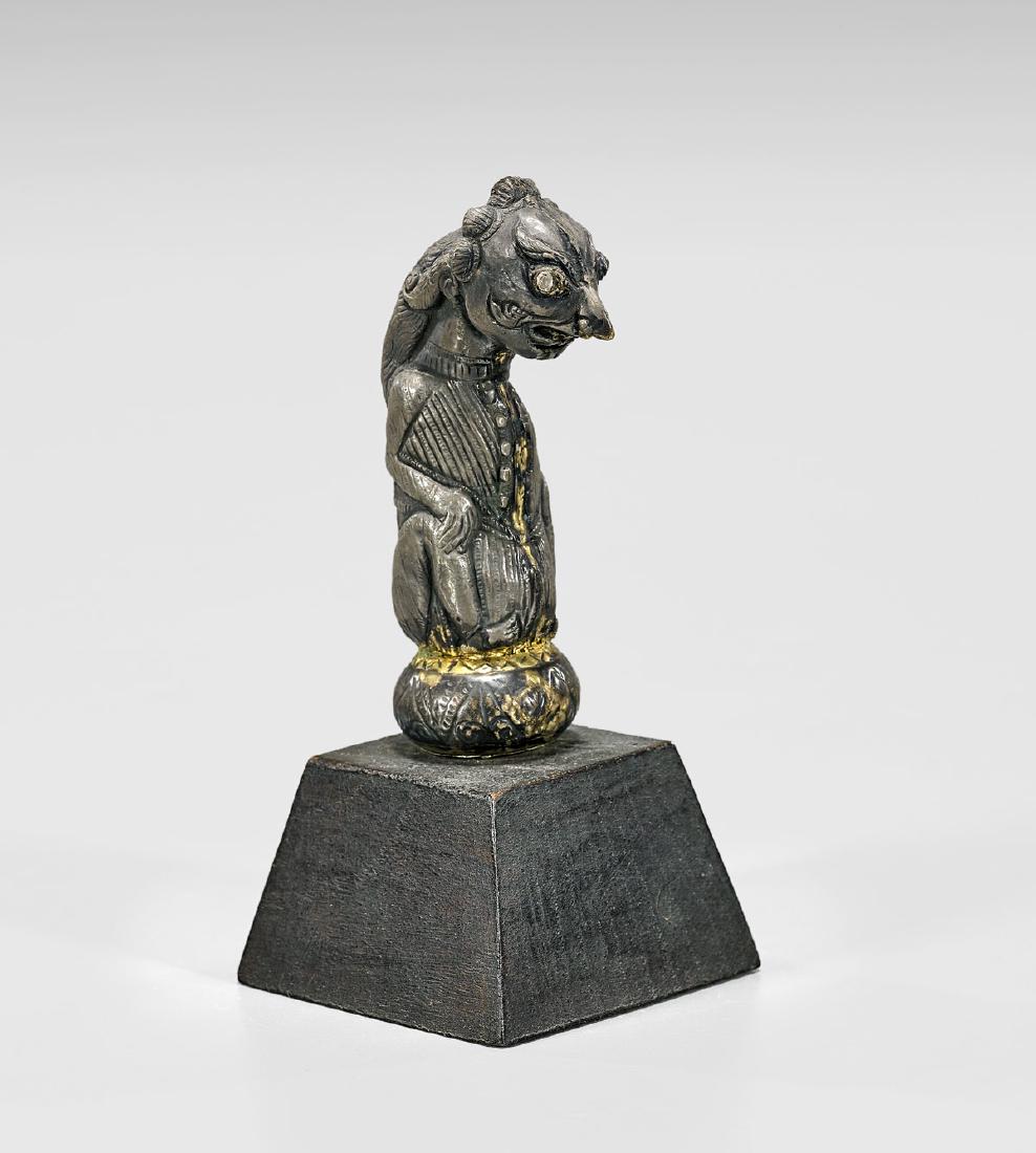 INDONESIAN SILVER KRIS HANDLE (1 of 3)