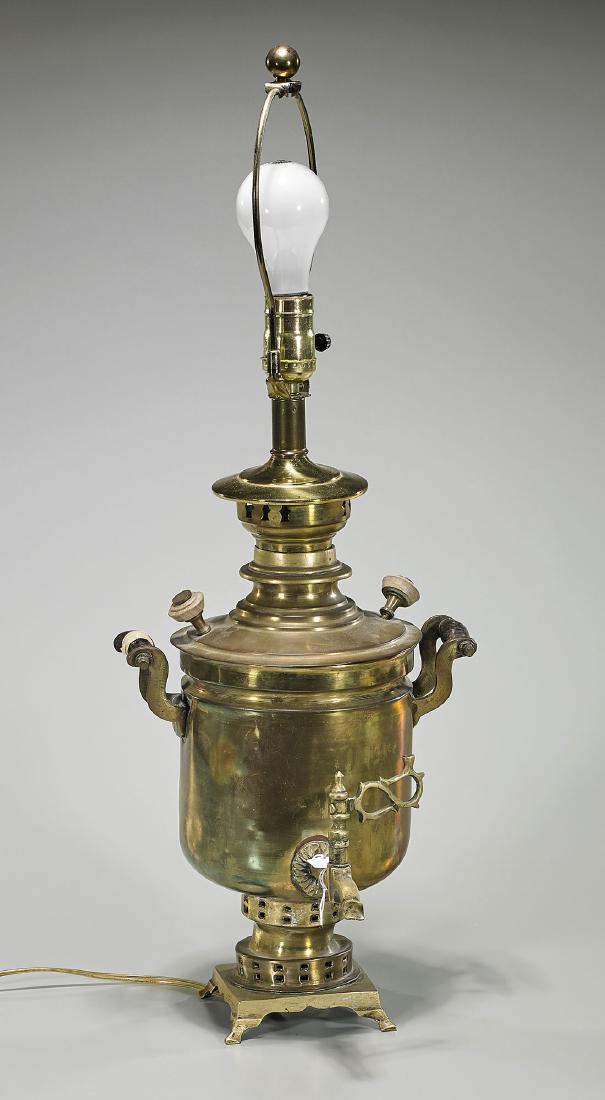 Brass Samovar/Lamp (1 of 1)
