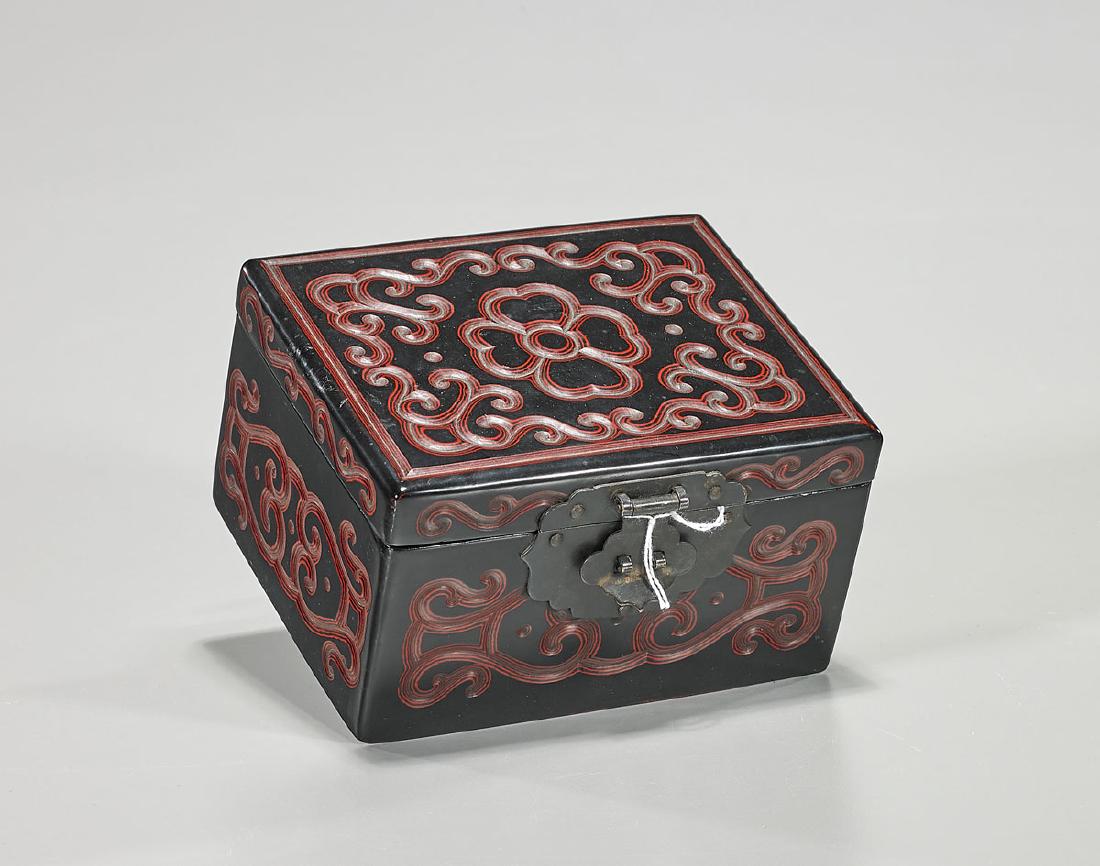 Chinese Guri Lacquer Box (1 of 2)