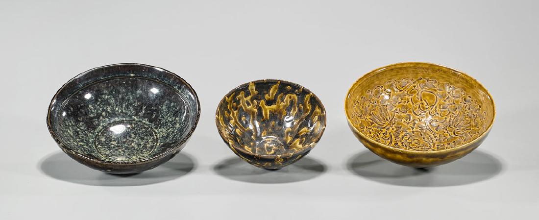 Three Various Chinese Song-Style Bowls (1 of 3)