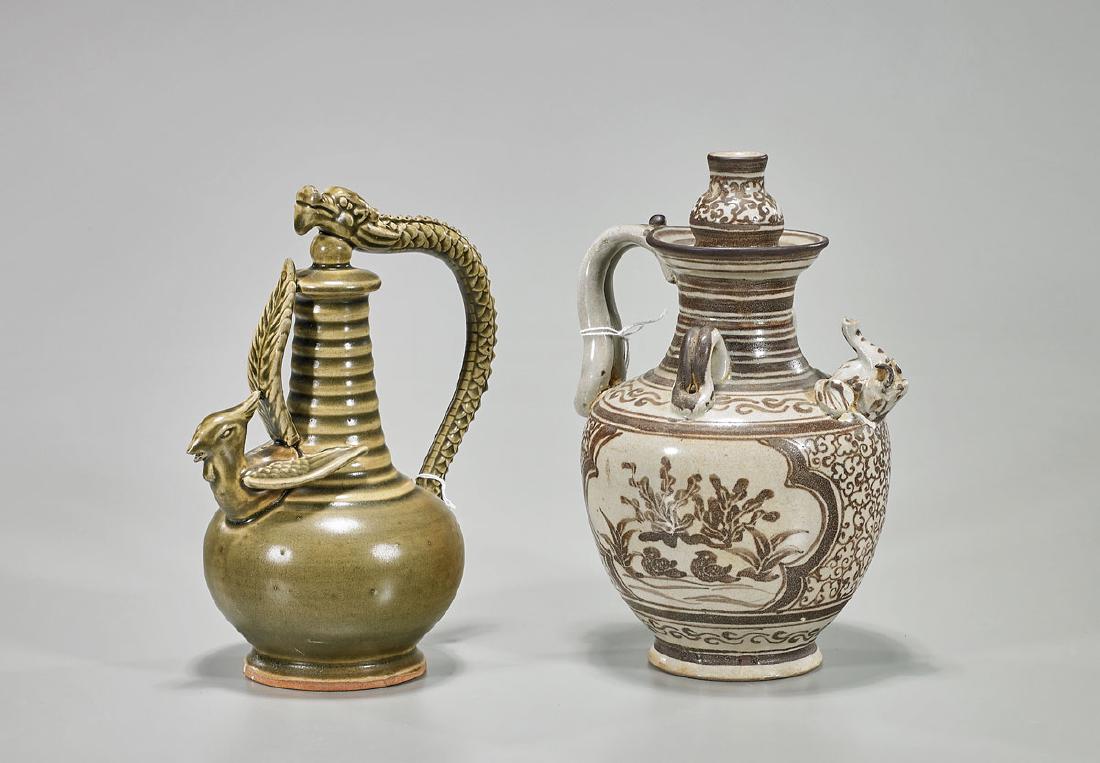 Two Chinese Ceramic Ewers (1 of 1)