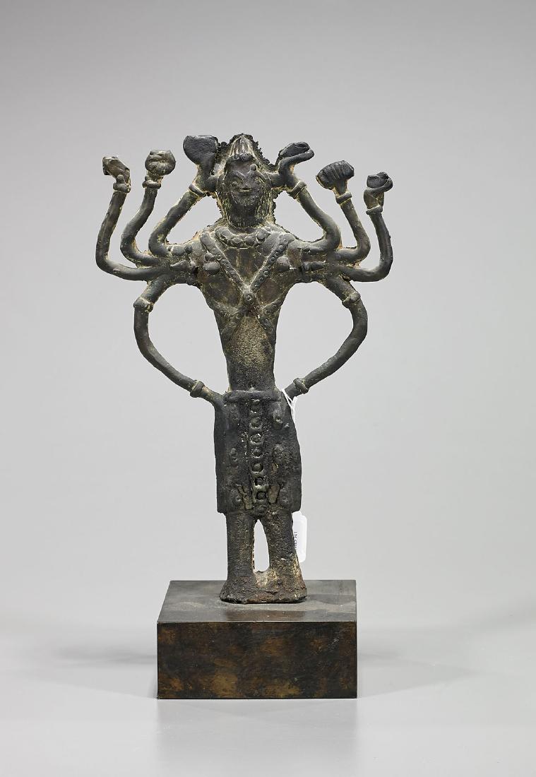 Southeast Asian Bronze Multi-Armed Folk Deity (1 of 2)