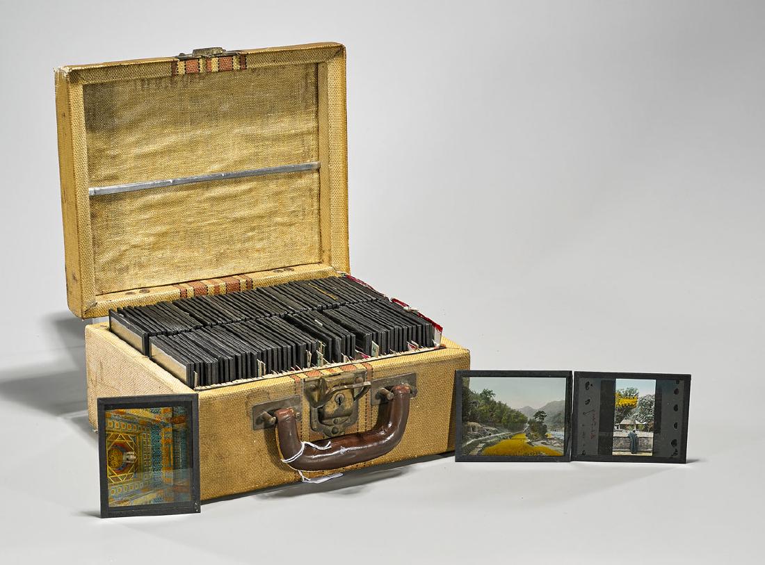 Large Collection of Old Glass Lantern Slides (1 of 1)