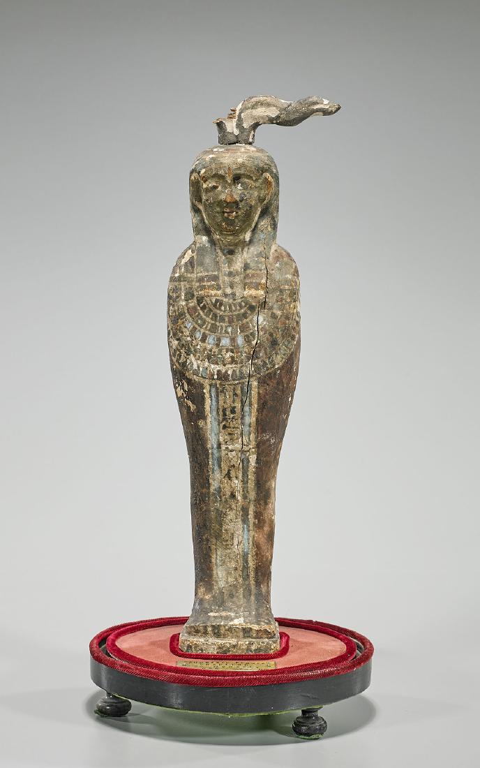 Egyptian Wood Mummiform Figure (1 of 4)