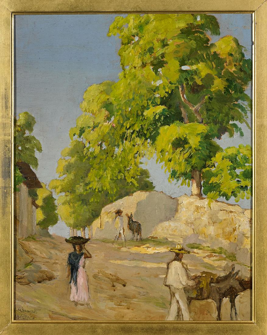 Two Figural Landscape Paintings (1 of 4)