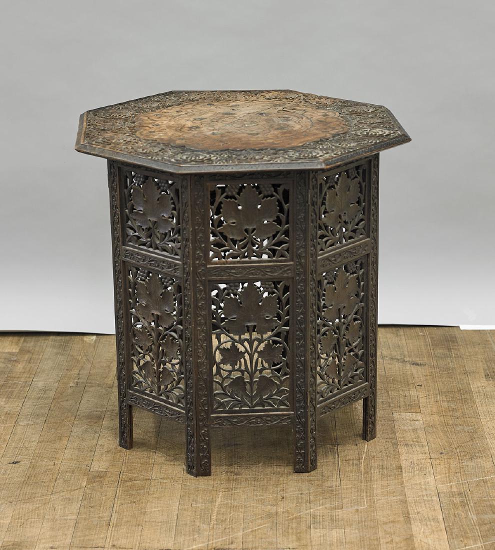 Old Carved Wood Table (1 of 1)