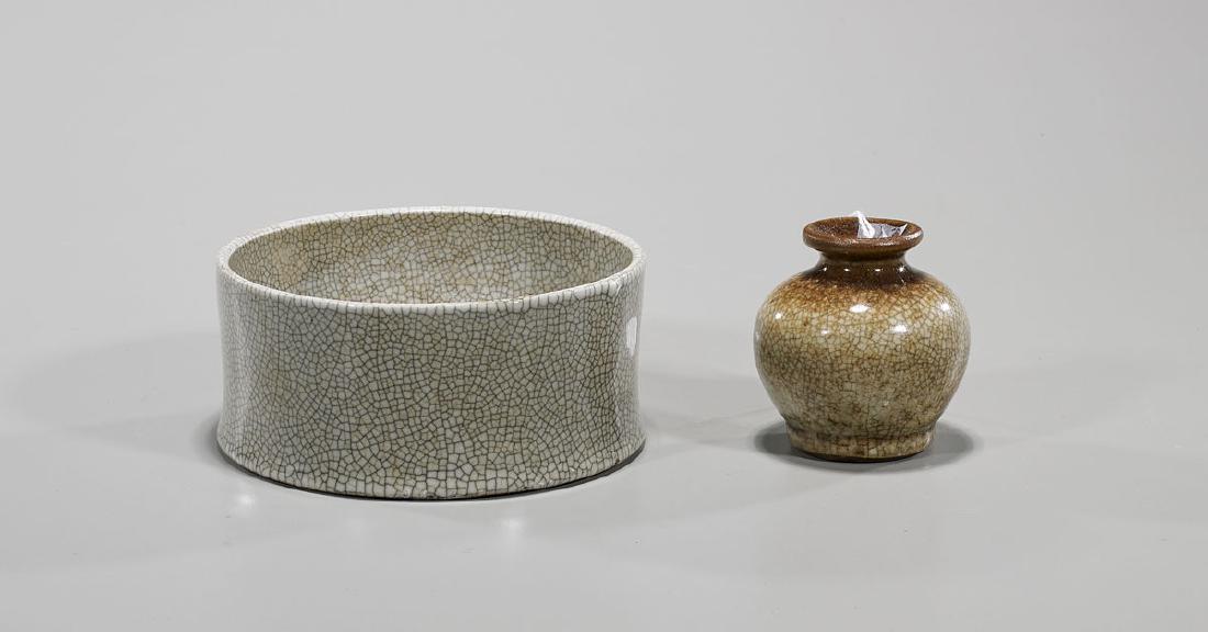 Two Chinese Song-Style Crackle Glazed Ceramics (1 of 2)