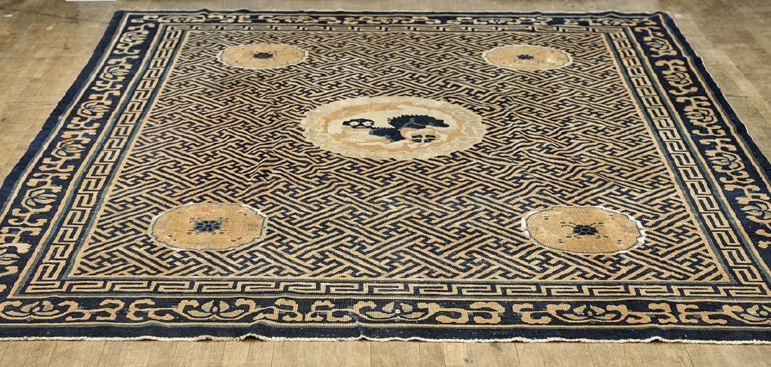 Large Chinese Art Deco Wool Rug (1 of 1)