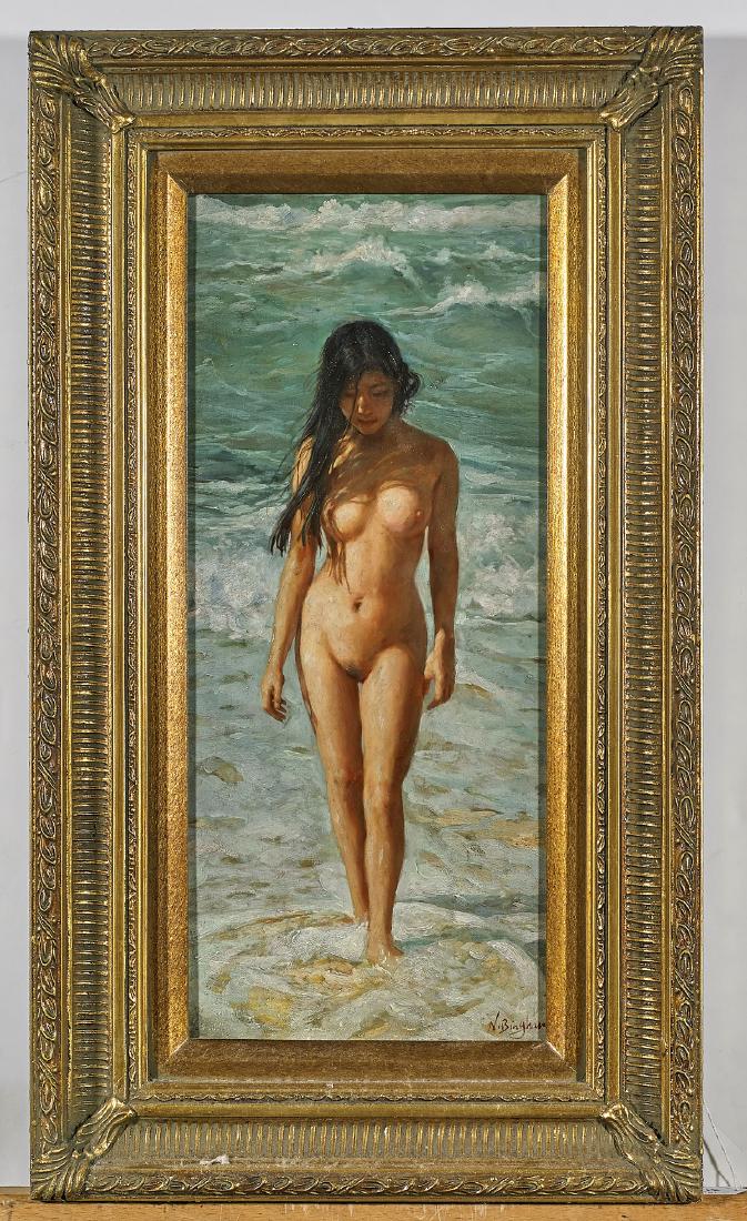 Group of Three Figural Paintings (1 of 6)