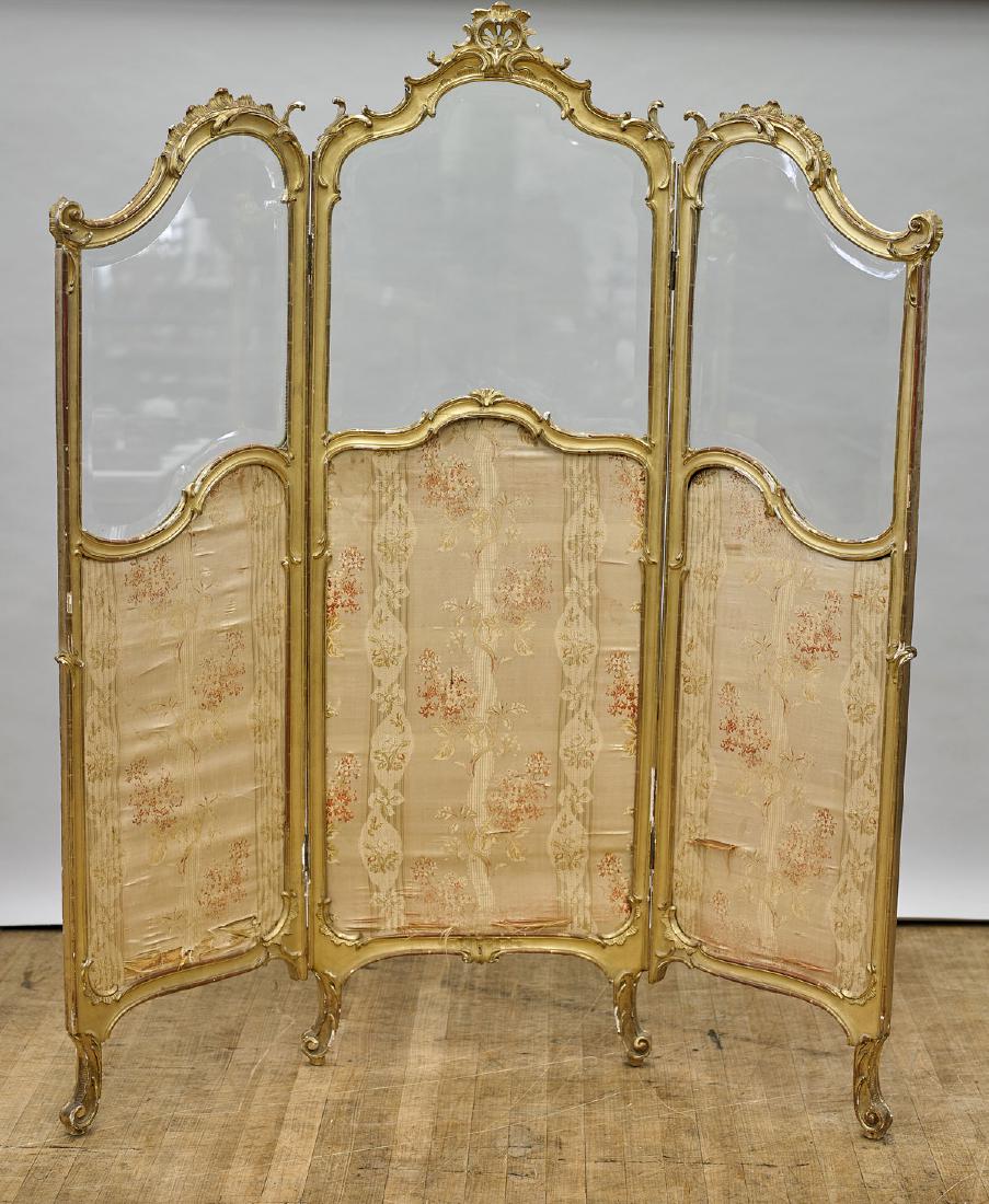 Old ThreePanel Dressing Screen