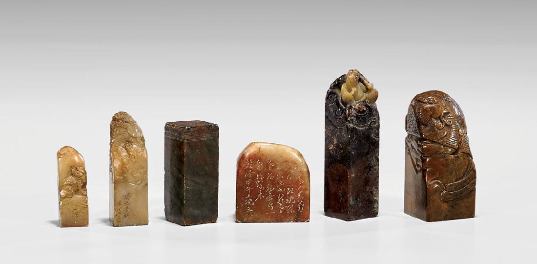 COLLECTION OF CHINESE CARVED SEALS (1 of 2)