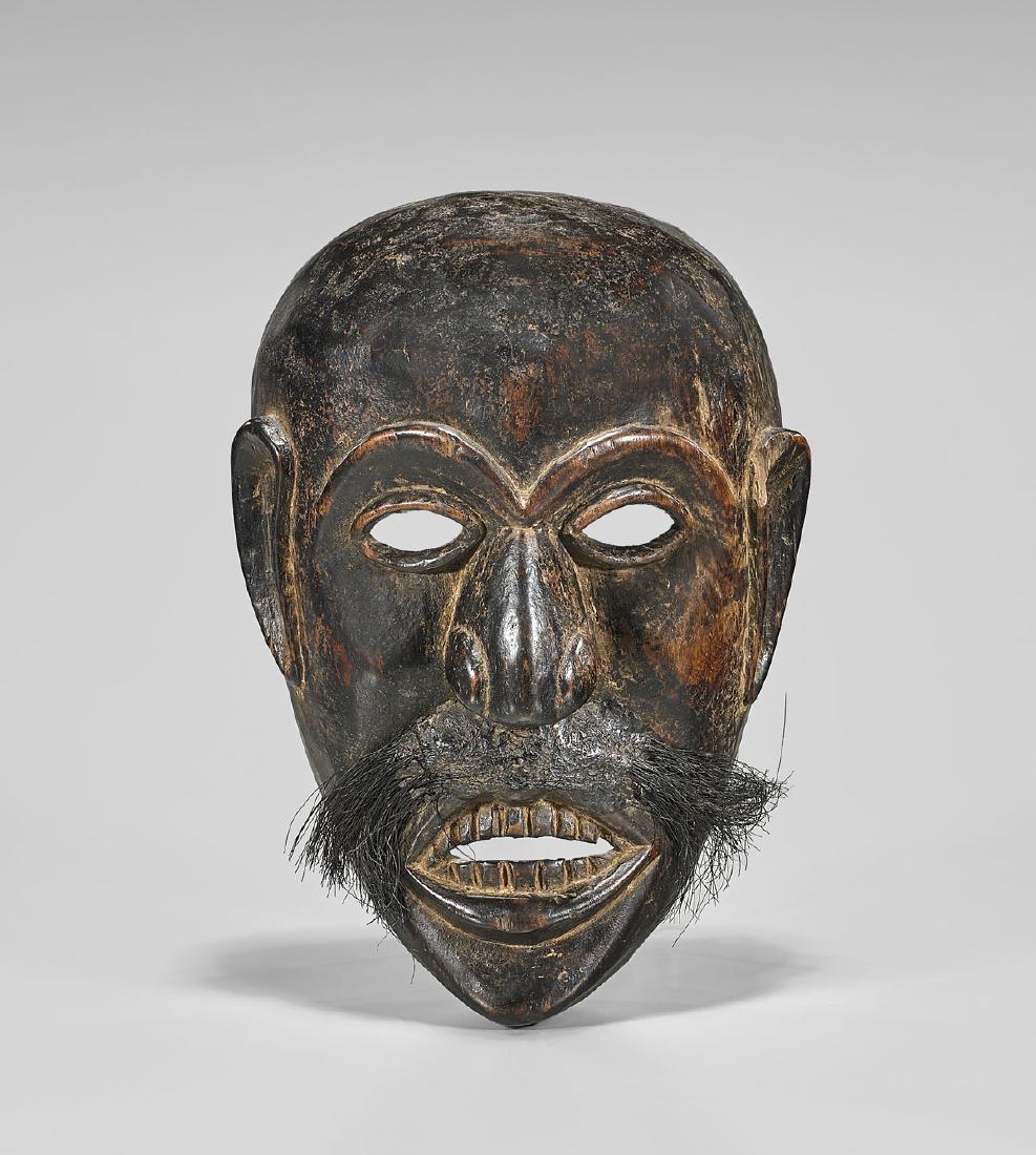 HIMALAYAN CARVED WOOD MASK (1 of 2)