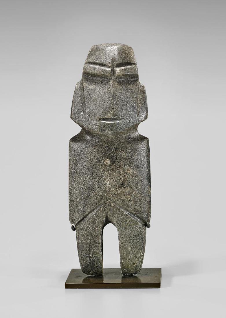 PRE-COLUMBIAN MEZCALA STONE FIGURE (1 of 2)