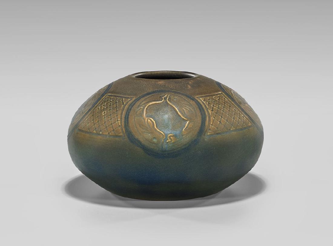 ROOKWOOD POTTERY VASE BY CHARLES TODD (1 of 3)