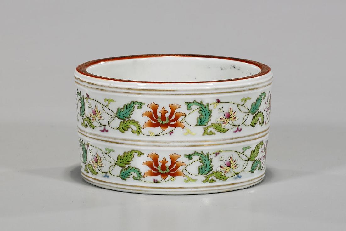 Chinese Enameled Porcelain Vessel (1 of 2)