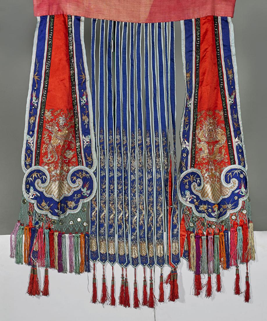 Chinese Embroidered Silk Skirt (1 of 1)
