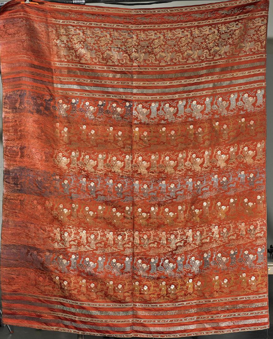 Chinese Embroidered Silk Panel (1 of 1)