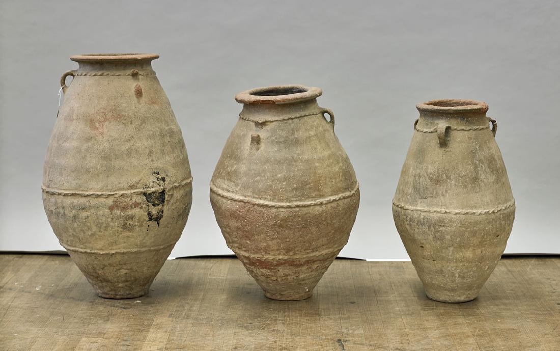 Three Large Omani Transport Pottery Jars (1 of 1)