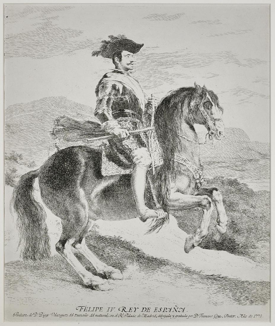 TWO ETCHINGS AFTER FRANCISCO DE GOYA (1 of 2)