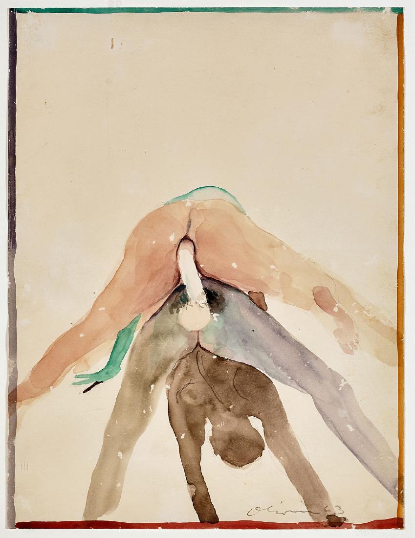 WATERCOLOR BY NATHAN OLIVEIRA (1 of 2)