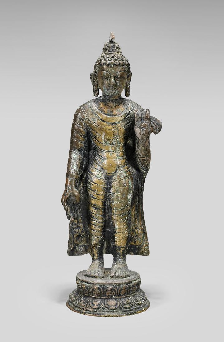 SOUTHEAST ASIAN BRONZE BUDDHA (1 of 2)