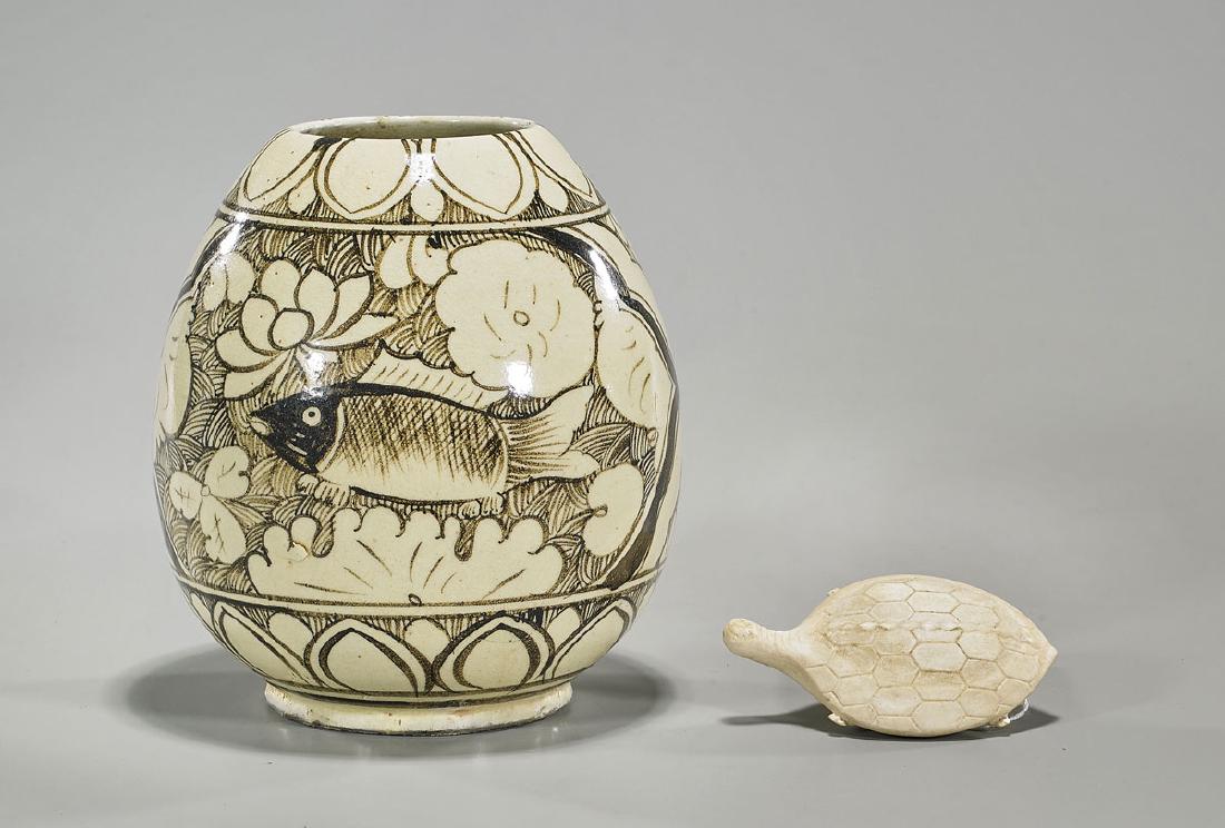 Two Chinese Glazed Ceramics (1 of 1)