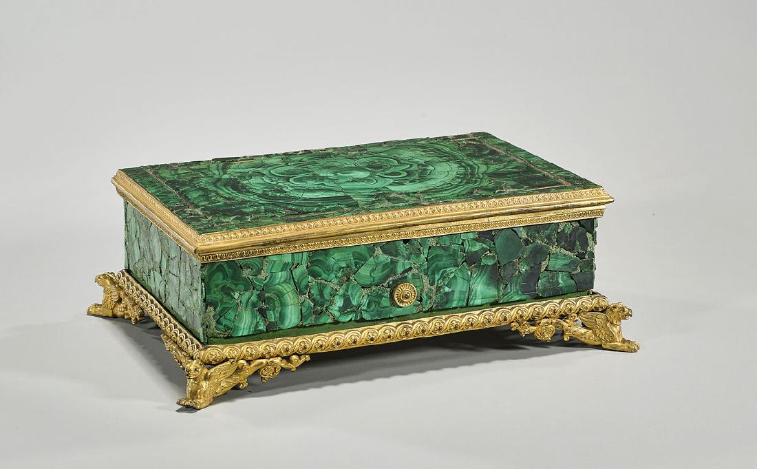 Ormolu-Mounted Malachite Box (1 of 1)