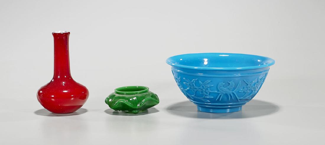 Three Chinese Glass Pieces (1 of 1)