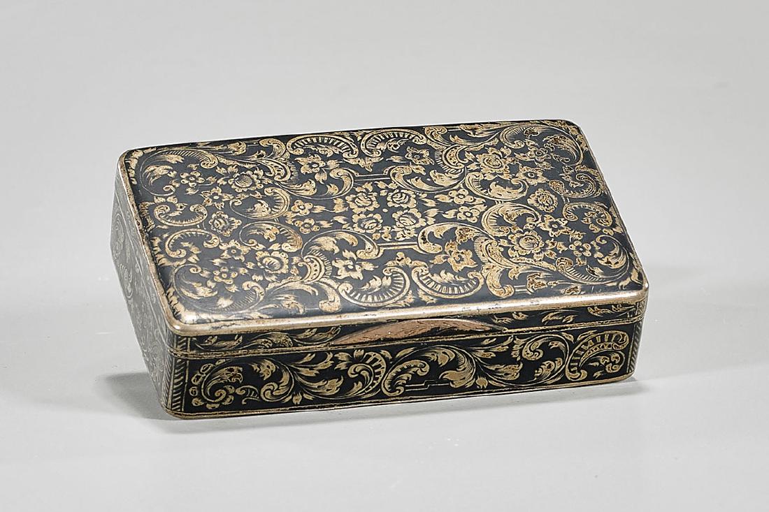 Russian Silver Niello Box (1 of 2)