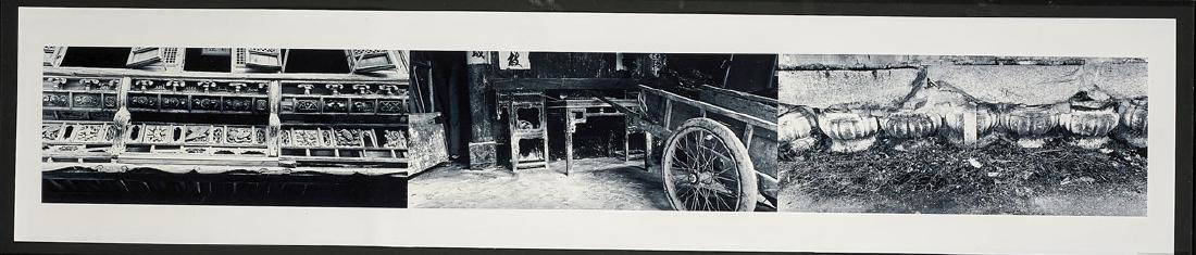 Photograph By Tang Guo: Photograph by Tang Guo (Chinese, b.1955); titled Human Territory; edition of 2; signed to verso; 9 1/2" x 46" (sheet, sight, approx.); framed