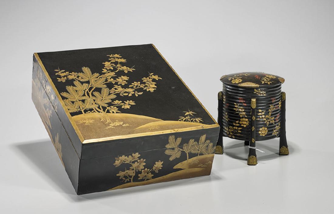 Two Japanese Lacquer Boxes (1 of 2)