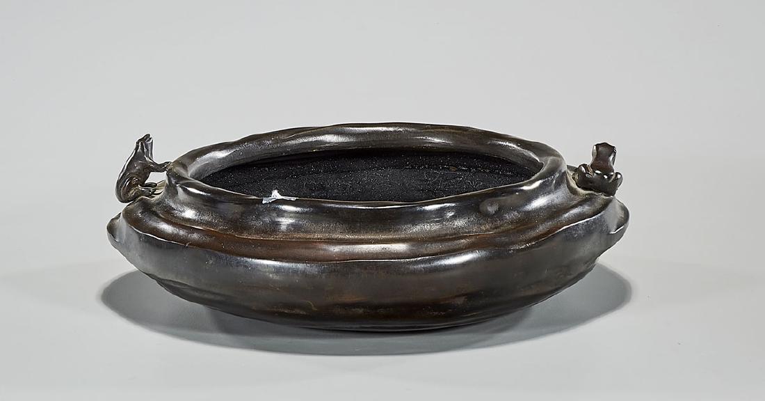 Japanese Bronze Basin (1 of 2)