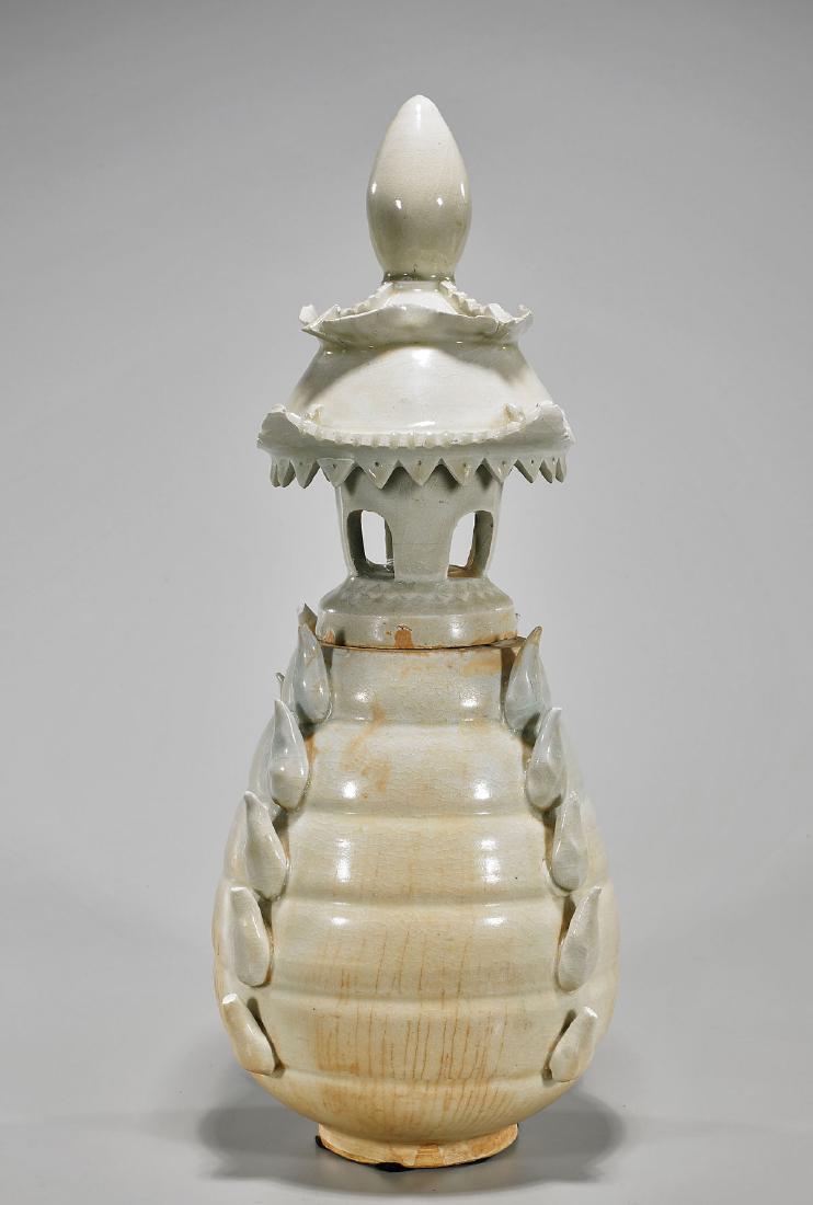 Chinese Celadon Glazed Covered Urn (1 of 1)