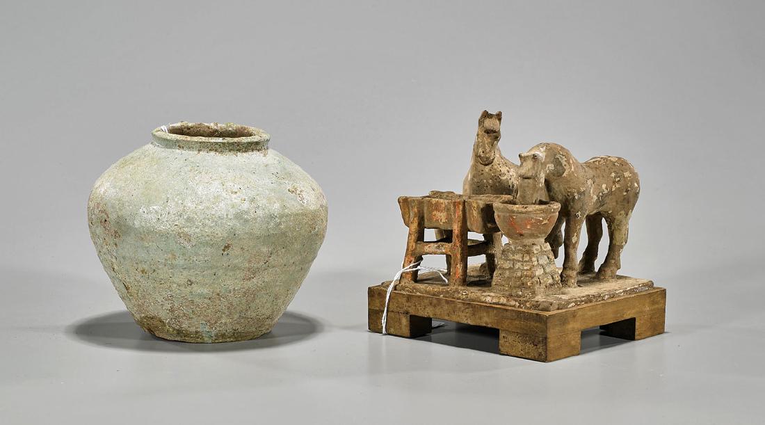 Two Chinese Pottery Pieces (1 of 1)