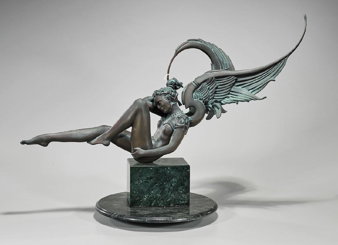 Bronze Sculpture Signed Parker (1 of 2)