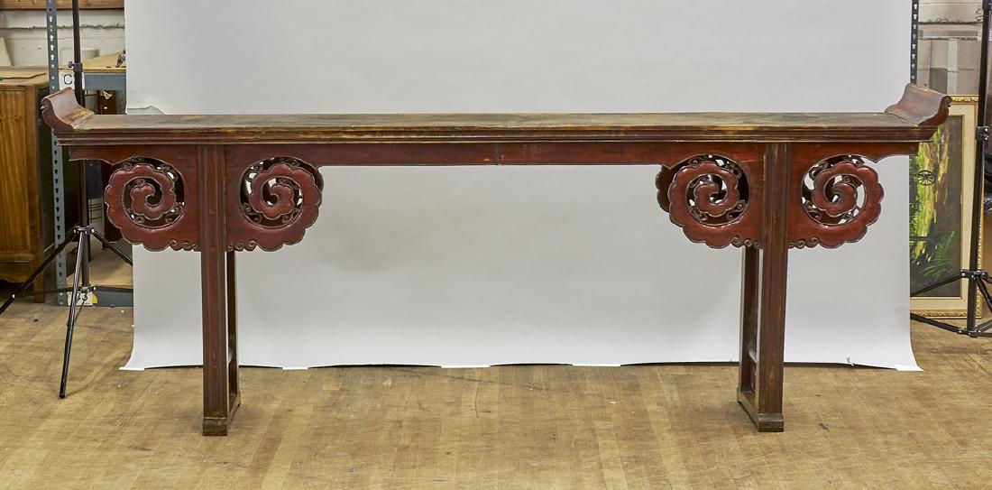 Antique Chinese Carved Wood Altar Table (1 of 1)