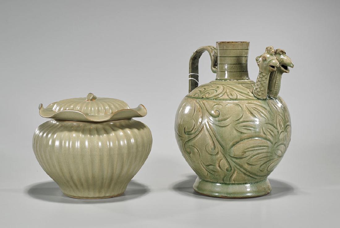 Two Chinese Yuan-Style Ceramics (1 of 1)
