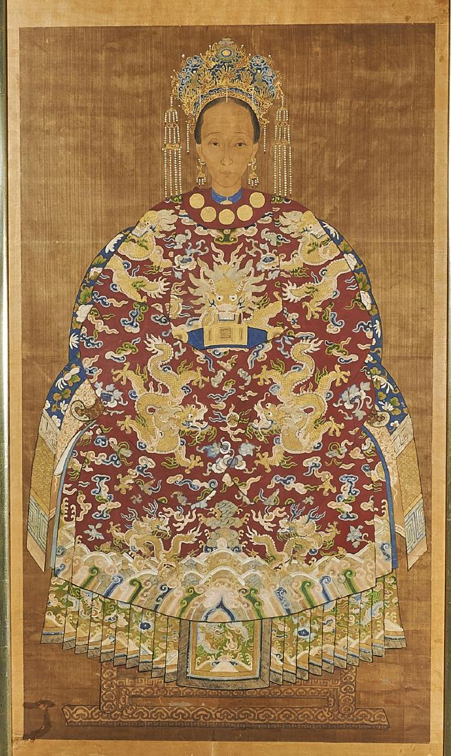 Two Chinese Ancestral Portraits (1 of 2)