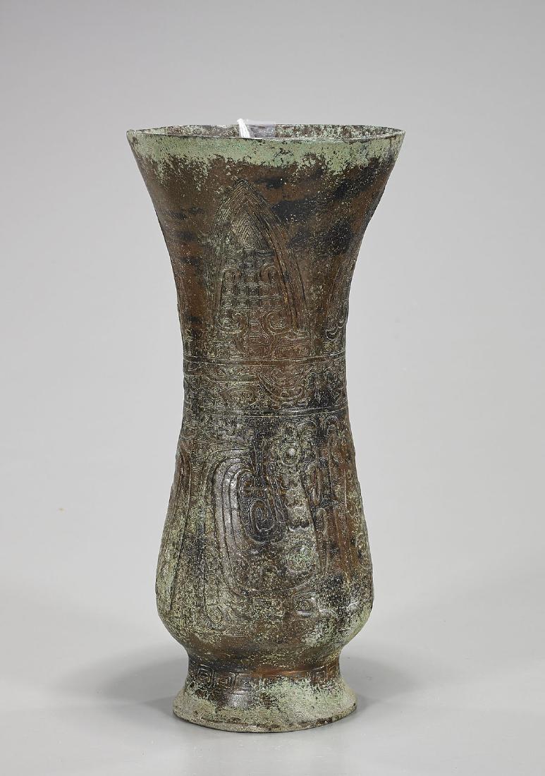 Archaistic Chinese Bronze Vase (1 of 1)
